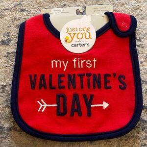 Carter’s 1st Valentines Day Bib